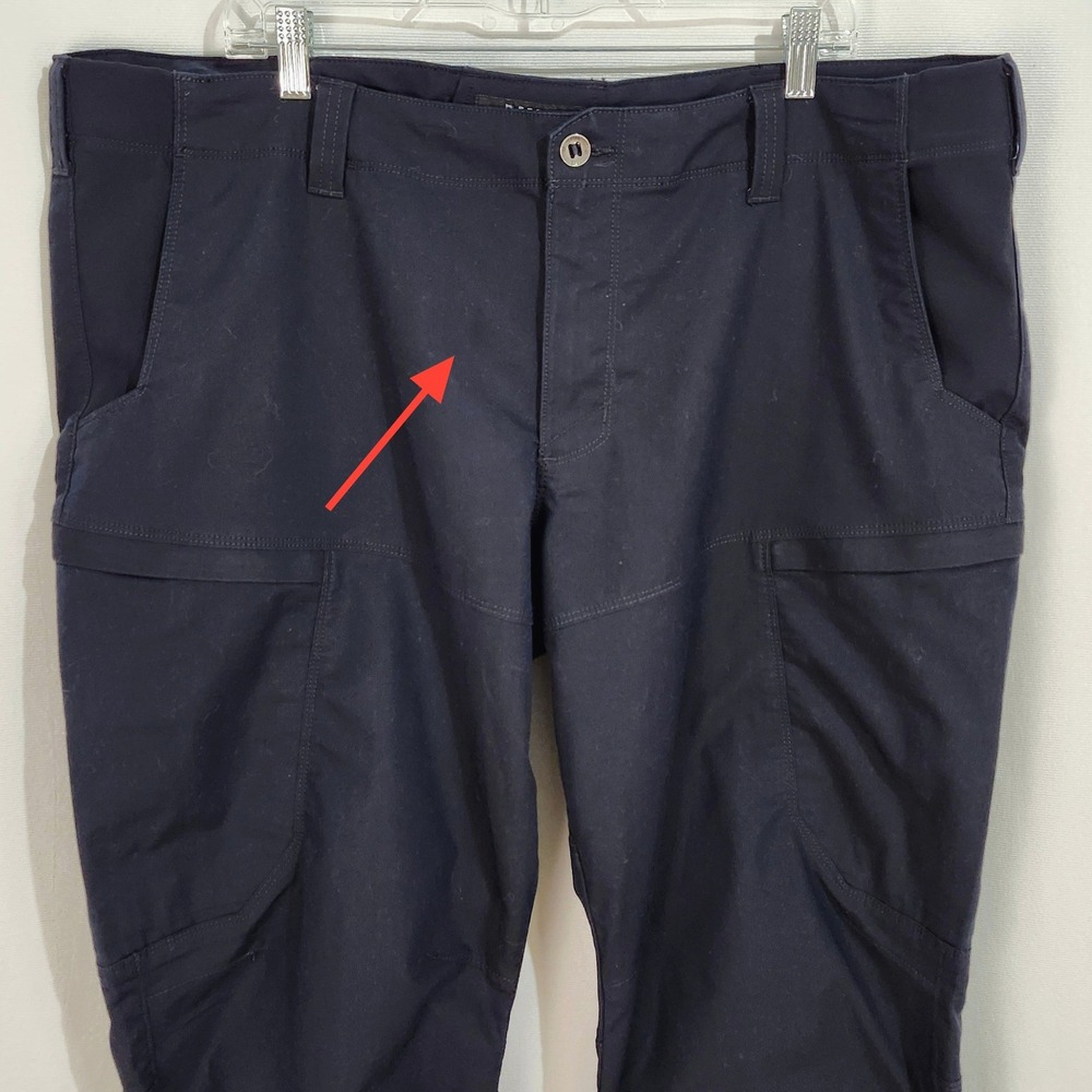 5.11 Tactical Apex Pants Mens 43x32 Dark Navy Cargo Work Trousers 74434 - Picture 8 of 9